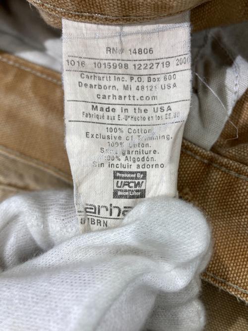 CarHartt（カーハート）CarHartt (カーハート) USA製 　B01BRN　ダブルニーペインターパンツ ベージュ サイズ:34の古着・服飾アイテム