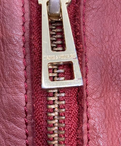 Zadig&Voltaire（ザディグエヴォルテール）Zadig&Voltaire (ザディグエヴォルテール) 2WAYレザーボストンバッグ レッドの古着・服飾アイテム