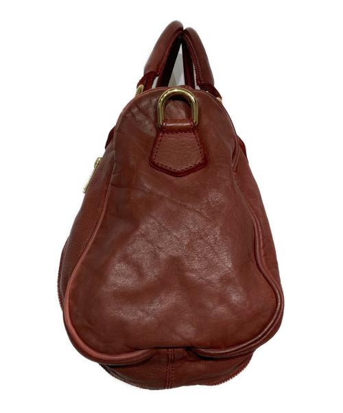 Zadig&Voltaire（ザディグエヴォルテール）Zadig&Voltaire (ザディグエヴォルテール) 2WAYレザーボストンバッグ レッドの古着・服飾アイテム