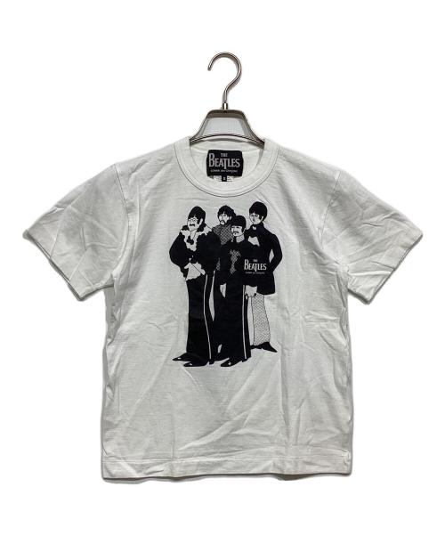 COMME des GARCONS（コムデギャルソン）COMME des GARCONS (コムデギャルソン) THE BEATLES (ビートルズ) COTTON JERSEY PRINT ホワイト サイズ:Sの古着・服飾アイテム