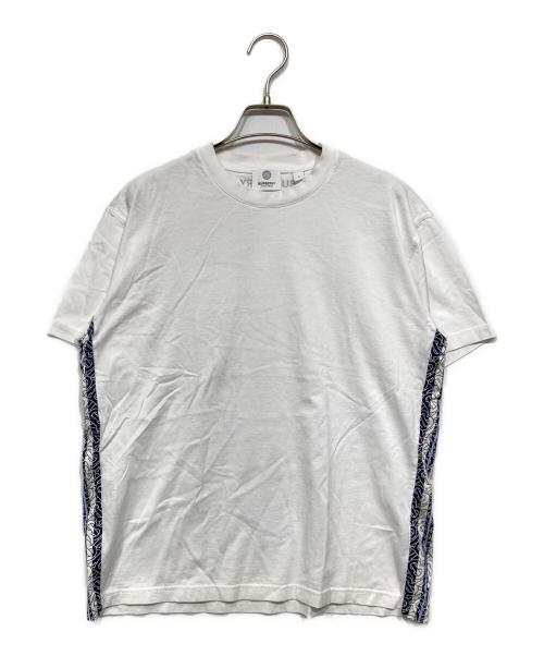 BURBERRY LONDON（バーバリーロンドン）BURBERRY LONDON (バーバリーロンドン) サイドTBロゴラインTシャツ ホワイト サイズ: Sの古着・服飾アイテム