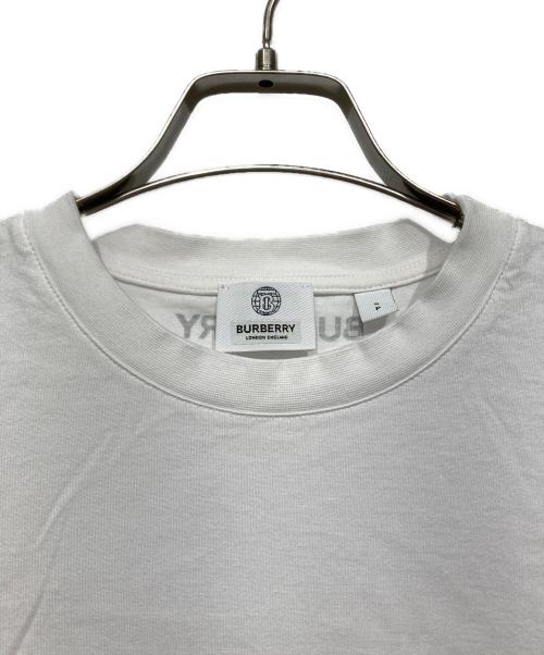 BURBERRY LONDON（バーバリーロンドン）BURBERRY LONDON (バーバリーロンドン) サイドTBロゴラインTシャツ ホワイト サイズ: Sの古着・服飾アイテム