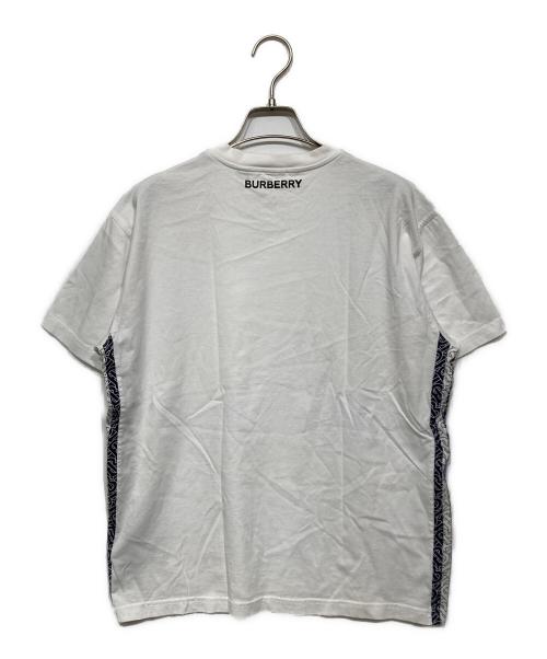 BURBERRY LONDON（バーバリーロンドン）BURBERRY LONDON (バーバリーロンドン) サイドTBロゴラインTシャツ ホワイト サイズ: Sの古着・服飾アイテム