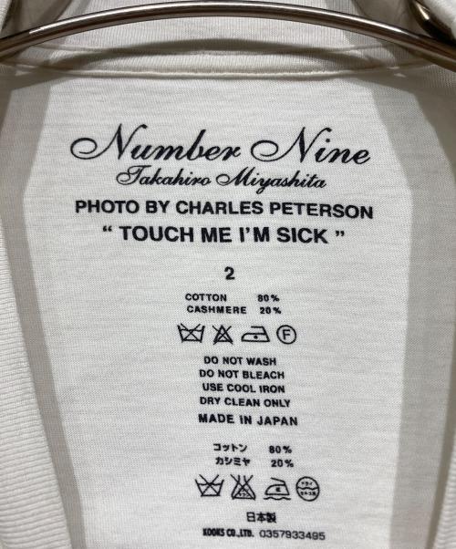 NUMBER (N)INE（ナンバーナイン）NUMBER (N)INE (ナンバーナイン) プリントTシャツ ホワイト サイズ:2の古着・服飾アイテム