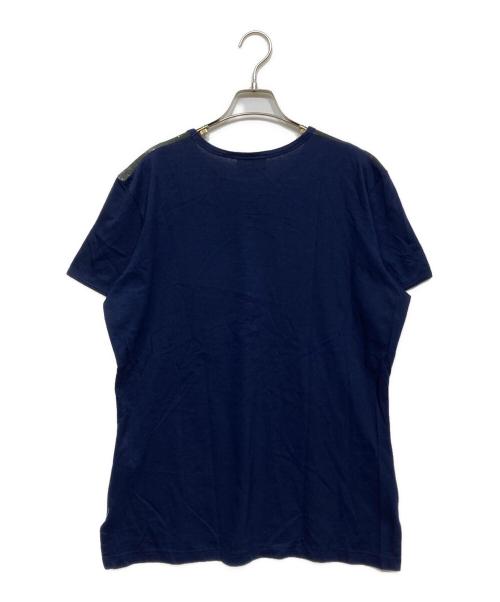 Vivienne Westwood（ヴィヴィアンウエストウッド）Vivienne Westwood (ヴィヴィアンウエストウッド) ミルキーウェイプリントカットソー グレー×ネイビー サイズ:XXLの古着・服飾アイテム