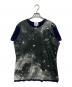 Vivienne Westwood（ヴィヴィアンウエストウッド）の古着「ミルキーウェイプリントカットソー」｜グレー×ネイビー