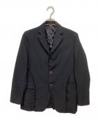 COMME des GARCONS HOMME DEUXコムデギャルソン オム ドゥ）の古着「DC-J032　ポリ縮絨デザインジャケット」｜ブラック