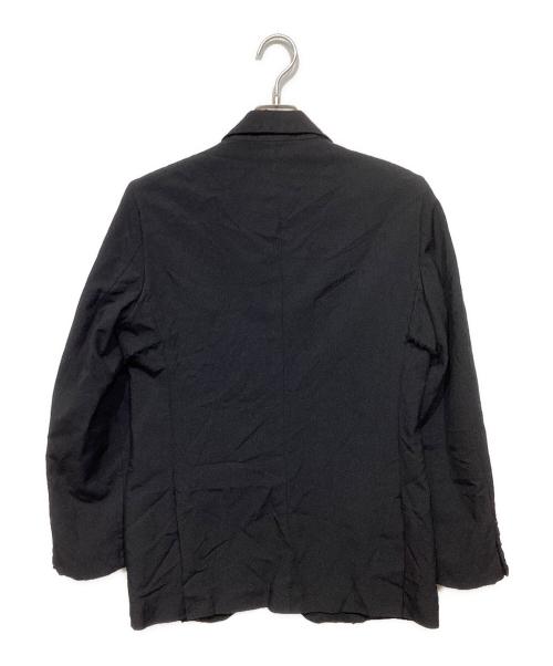 COMME des GARCONS HOMME DEUX（コムデギャルソン オム ドゥ）COMME des GARCONS HOMME DEUX (コムデギャルソン オム ドゥ) DC-J032　ポリ縮絨デザインジャケット ブラック サイズ:XSの古着・服飾アイテム