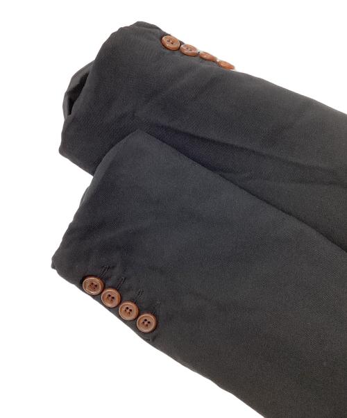COMME des GARCONS HOMME DEUX（コムデギャルソン オム ドゥ）COMME des GARCONS HOMME DEUX (コムデギャルソン オム ドゥ) DC-J032　ポリ縮絨デザインジャケット ブラック サイズ:XSの古着・服飾アイテム