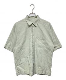 HOMME PLISSE ISSEY MIYAKE（オム プリッセ イッセイ ミヤケ）の古着「STREAMLINE SHIRT　HP53FJ351」｜ライトグリーン