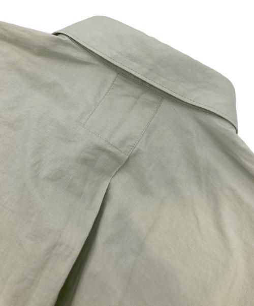 HOMME PLISSE ISSEY MIYAKE（オム プリッセ イッセイ ミヤケ）HOMME PLISSE ISSEY MIYAKE (オム プリッセ イッセイ ミヤケ) STREAMLINE SHIRT　HP53FJ351 ライトグリーン サイズ:2の古着・服飾アイテム