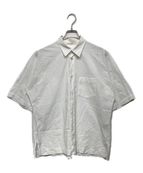 HOMME PLISSE ISSEY MIYAKE（オム プリッセ イッセイ ミヤケ）HOMME PLISSE ISSEY MIYAKE (オム プリッセ イッセイ ミヤケ) STREAMLINE SHIRT　HP53FJ351 ホワイト サイズ:2の古着・服飾アイテム