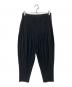 HOMME PLISSE ISSEY MIYAKE（オム プリッセ イッセイ ミヤケ）の古着「HP55JF451　ベーシック プリーツパンツ」｜ブラック