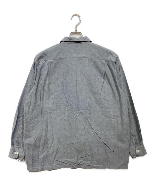 COMME des GARCONS HOMME（コムデギャルソン オム）COMME des GARCONS HOMME (コムデギャルソン オム) オープンカラーシャンブレーシャツ ブルー サイズ:不明の古着・服飾アイテム