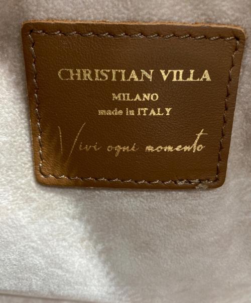 CHRISTIAN VILLA（クリスチャンヴィラ）CHRISTIAN VILLA (クリスチャンヴィラ) 2WAYボストンバッグ ブラックの古着・服飾アイテム