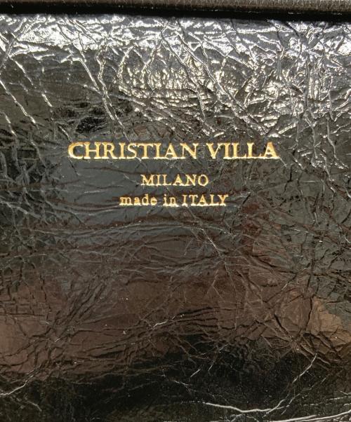 CHRISTIAN VILLA（クリスチャンヴィラ）CHRISTIAN VILLA (クリスチャンヴィラ) 2WAYボストンバッグ ブラックの古着・服飾アイテム