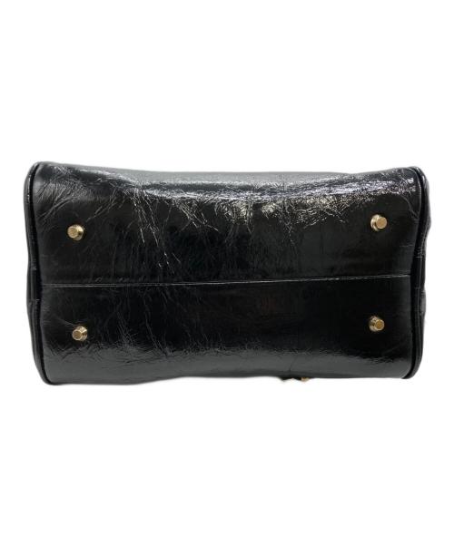 CHRISTIAN VILLA（クリスチャンヴィラ）CHRISTIAN VILLA (クリスチャンヴィラ) 2WAYボストンバッグ ブラックの古着・服飾アイテム