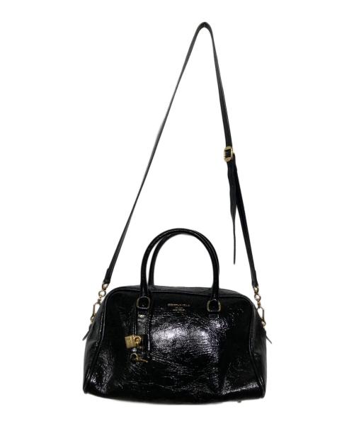 CHRISTIAN VILLA（クリスチャンヴィラ）CHRISTIAN VILLA (クリスチャンヴィラ) 2WAYボストンバッグ ブラックの古着・服飾アイテム