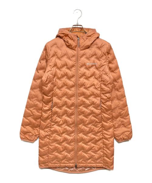 Columbia（コロンビア）Columbia (コロンビア) Delta Ridge Long Down Jacket オレンジ サイズ:Sの古着・服飾アイテム