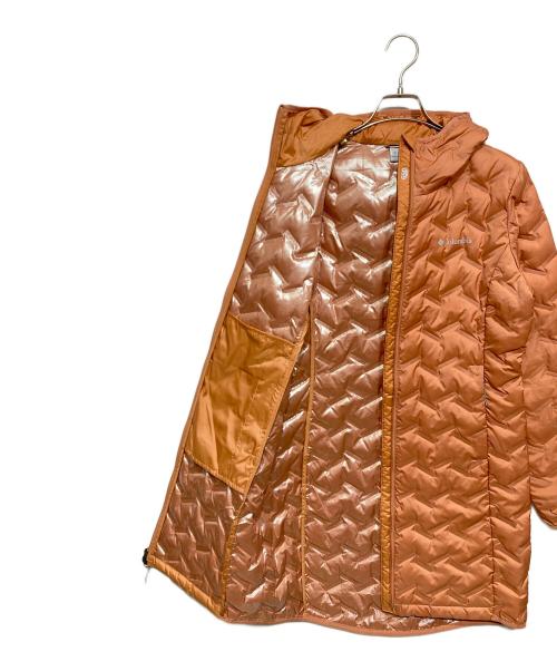 Columbia（コロンビア）Columbia (コロンビア) Delta Ridge Long Down Jacket オレンジ サイズ:Sの古着・服飾アイテム
