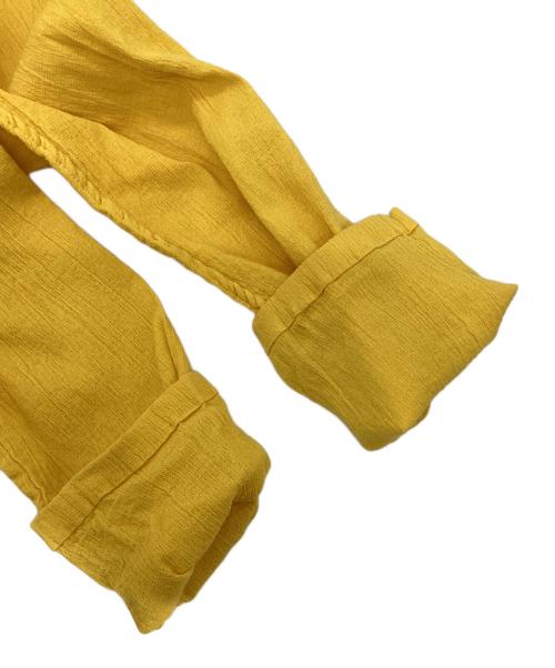 me ISSEY MIYAKE（ミーイッセイ ミヤケ）me ISSEY MIYAKE (ミーイッセイ ミヤケ) シワ加工カーディガン イエロー サイズ:-の古着・服飾アイテム