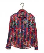 Vivienne Westwood manヴィヴィアン ウェストウッド マン）の古着「総柄シャツ」｜レッド