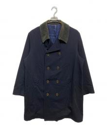 Y's for men（ワイズフォーメン）の古着「ウールダブルコート」｜ネイビー