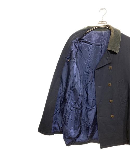 Y's for men（ワイズフォーメン）Y's for men (ワイズフォーメン) ウールダブルコート ネイビー サイズ:Lの古着・服飾アイテム