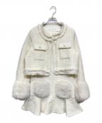lumignonルミニョン）の古着「pocket fur op+snow jacket」｜アイボリー