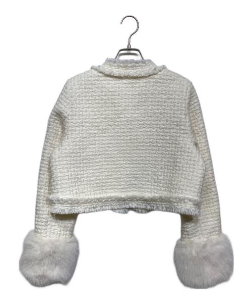 lumignon（ルミニョン）lumignon (ルミニョン) pocket fur op+snow jacket アイボリー サイズ:Free/Mの古着・服飾アイテム