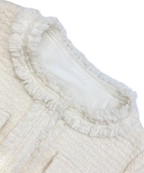 lumignon（ルミニョン）lumignon (ルミニョン) pocket fur op+snow jacket アイボリー サイズ:Free/Mの古着・服飾アイテム