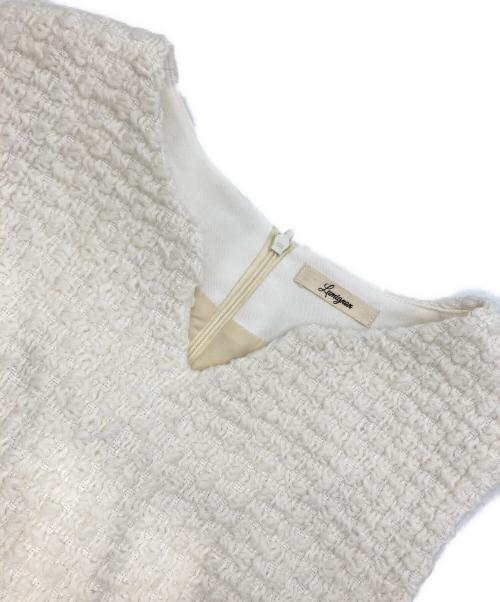lumignon（ルミニョン）lumignon (ルミニョン) pocket fur op+snow jacket アイボリー サイズ:Free/Mの古着・服飾アイテム
