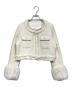 lumignon (ルミニョン) pocket fur op+snow jacket アイボリー サイズ:Free/M：12000円