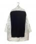 Maison Margiela (メゾンマルジェラ) ドッキングシャツワンピース ホワイト×ブラック サイズ:XXS：35000円