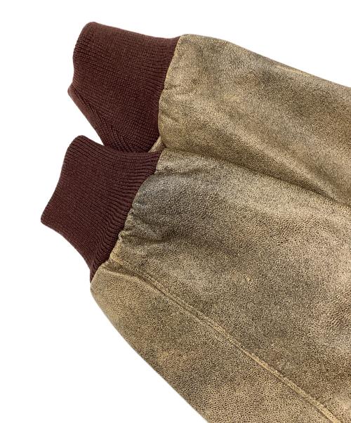 L.L.Bean（エルエルビーン）L.L.Bean (エルエルビーン) A-2 レザー フライトジャケット ブラウン サイズ:36の古着・服飾アイテム