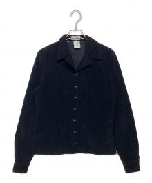 VERSACE CLASSIC V2（ヴェルサーチクラシック）の古着「コーデュロイシャツジャケット」｜ブラック