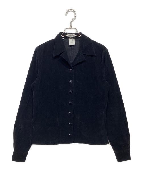 VERSACE CLASSIC V2（ヴェルサーチクラシック）VERSACE CLASSIC V2 (ヴェルサーチクラシック) コーデュロイシャツジャケット ブラック サイズ:42の古着・服飾アイテム