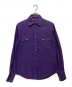 GUCCIグッチ）の古着「ウエスタンシャツ」｜パープル