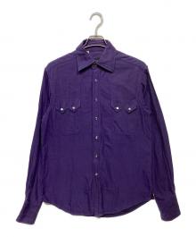 GUCCI（グッチ）の古着「ウエスタンシャツ」｜パープル