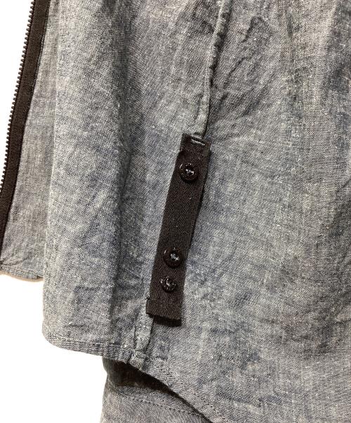 STONE ISLAND（ストーンアイランド）STONE ISLAND (ストーンアイランド) シャンブレージップシャツ ブルー サイズ:Lの古着・服飾アイテム