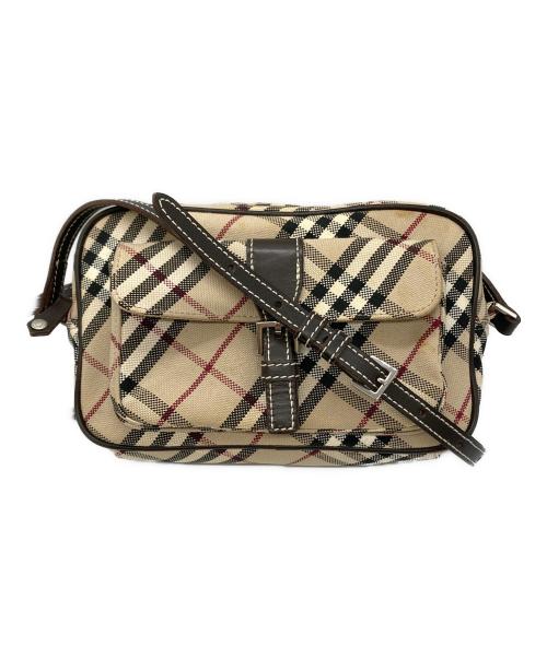 BURBERRY BLUE LABEL（バーバリー ブルー レーベル）BURBERRY BLUE LABEL (バーバリー ブルー レーベル) ノバチェック ミニショルダーバッグ ベージュの古着・服飾アイテム