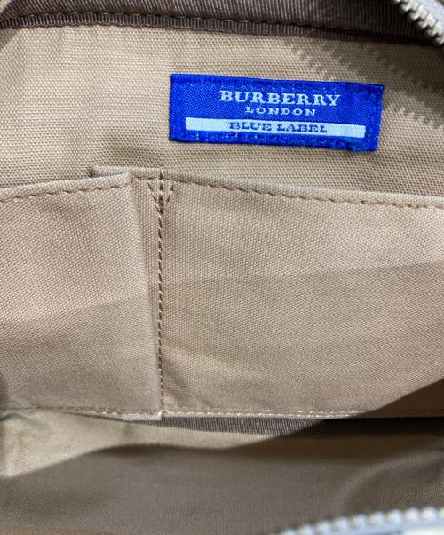 BURBERRY BLUE LABEL（バーバリー ブルー レーベル）BURBERRY BLUE LABEL (バーバリー ブルー レーベル) ノバチェック ミニショルダーバッグ ベージュの古着・服飾アイテム