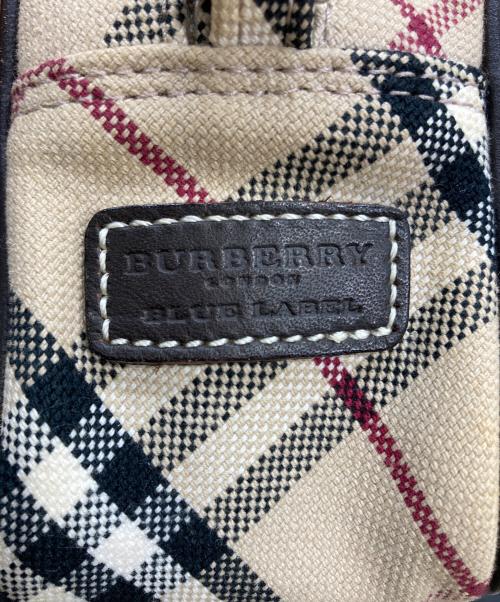 BURBERRY BLUE LABEL（バーバリー ブルー レーベル）BURBERRY BLUE LABEL (バーバリー ブルー レーベル) ノバチェック ミニショルダーバッグ ベージュの古着・服飾アイテム