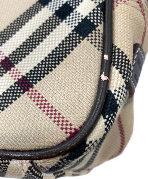 BURBERRY BLUE LABEL（バーバリー ブルー レーベル）BURBERRY BLUE LABEL (バーバリー ブルー レーベル) ノバチェック ミニショルダーバッグ ベージュの古着・服飾アイテム