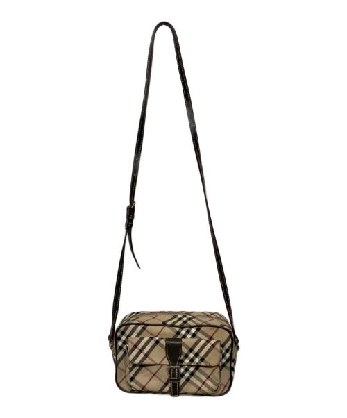 BURBERRY BLUE LABEL（バーバリー ブルー レーベル）BURBERRY BLUE LABEL (バーバリー ブルー レーベル) ノバチェック ミニショルダーバッグ ベージュの古着・服飾アイテム