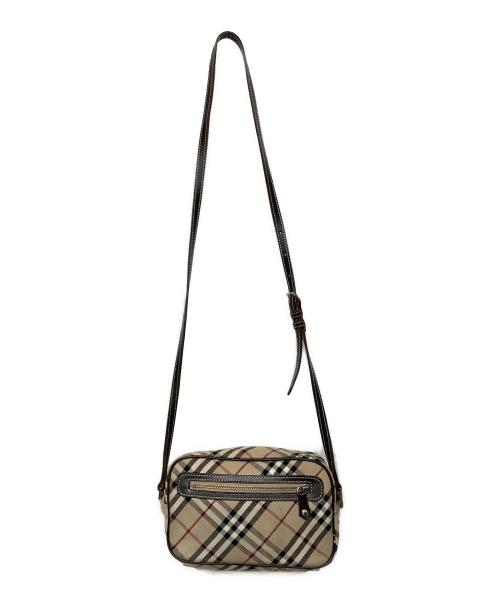 BURBERRY BLUE LABEL（バーバリー ブルー レーベル）BURBERRY BLUE LABEL (バーバリー ブルー レーベル) ノバチェック ミニショルダーバッグ ベージュの古着・服飾アイテム