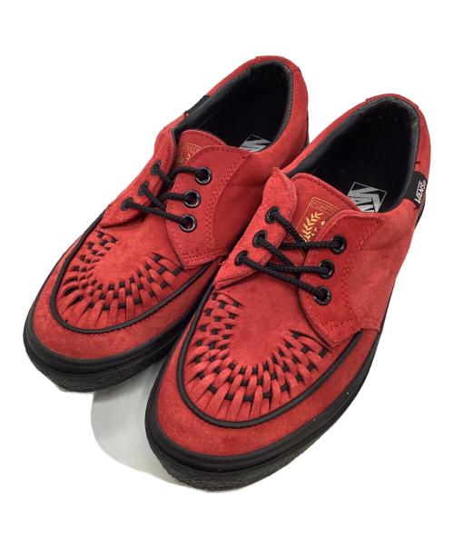 VANS（ヴァンズ）VANS (ヴァンズ) CREEPERS OX ローカットスニーカー レッド×ブラック サイズ:25.5㎝の古着・服飾アイテム