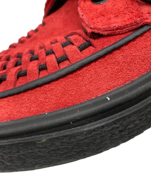 VANS（ヴァンズ）VANS (ヴァンズ) CREEPERS OX ローカットスニーカー レッド×ブラック サイズ:25.5㎝の古着・服飾アイテム