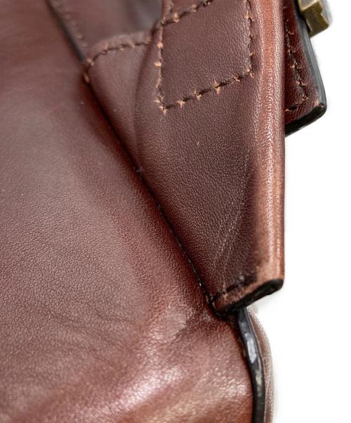 MOTHERHOUSE（マザーハウス）MOTHERHOUSE (マザーハウス) アンティーク スクエア バックパック ブラウンの古着・服飾アイテム