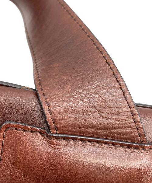 MOTHERHOUSE（マザーハウス）MOTHERHOUSE (マザーハウス) アンティーク スクエア バックパック ブラウンの古着・服飾アイテム